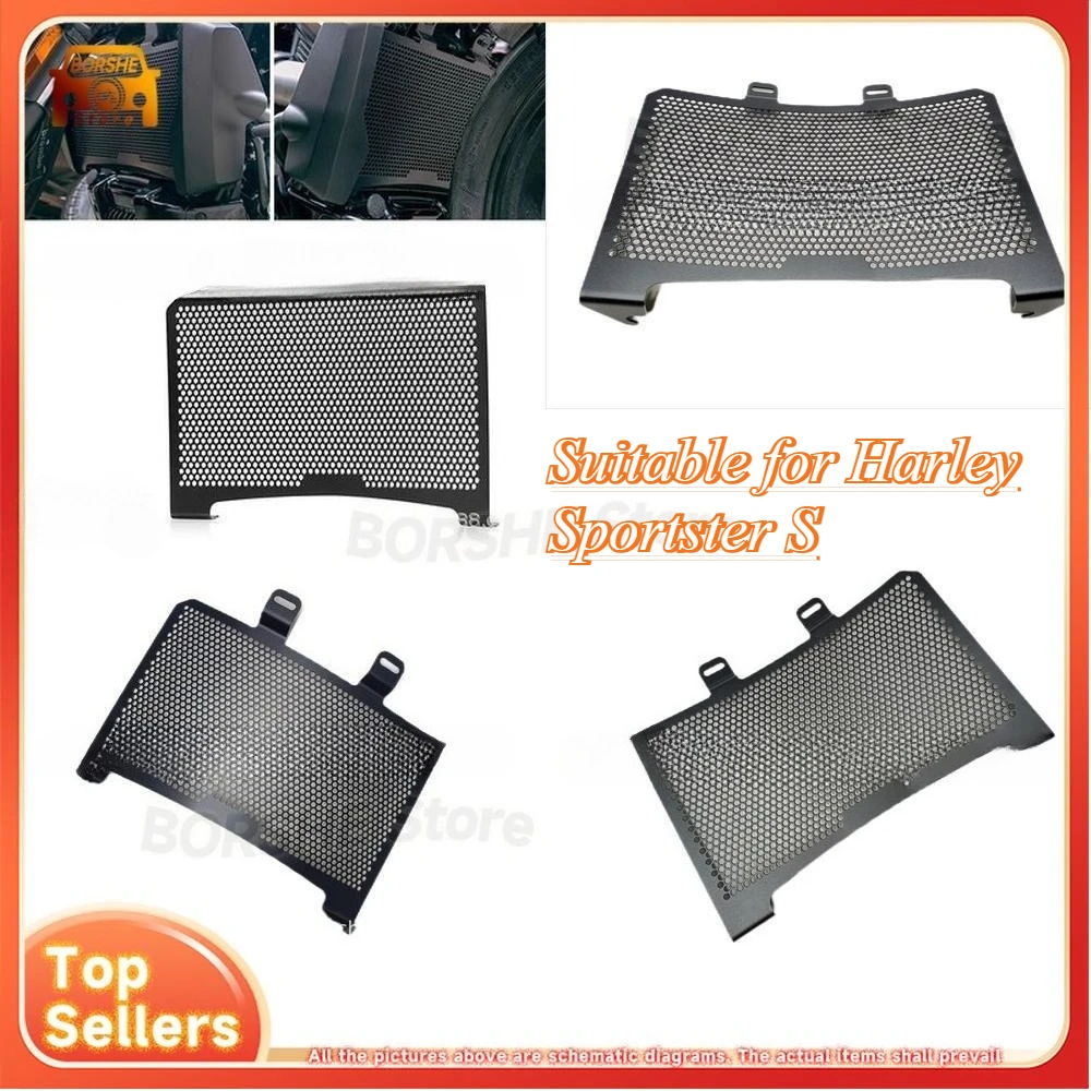 

Suitable for Harley Sportster S Motorcycle Radiator Guard Coolant Tank Mesh for Modification