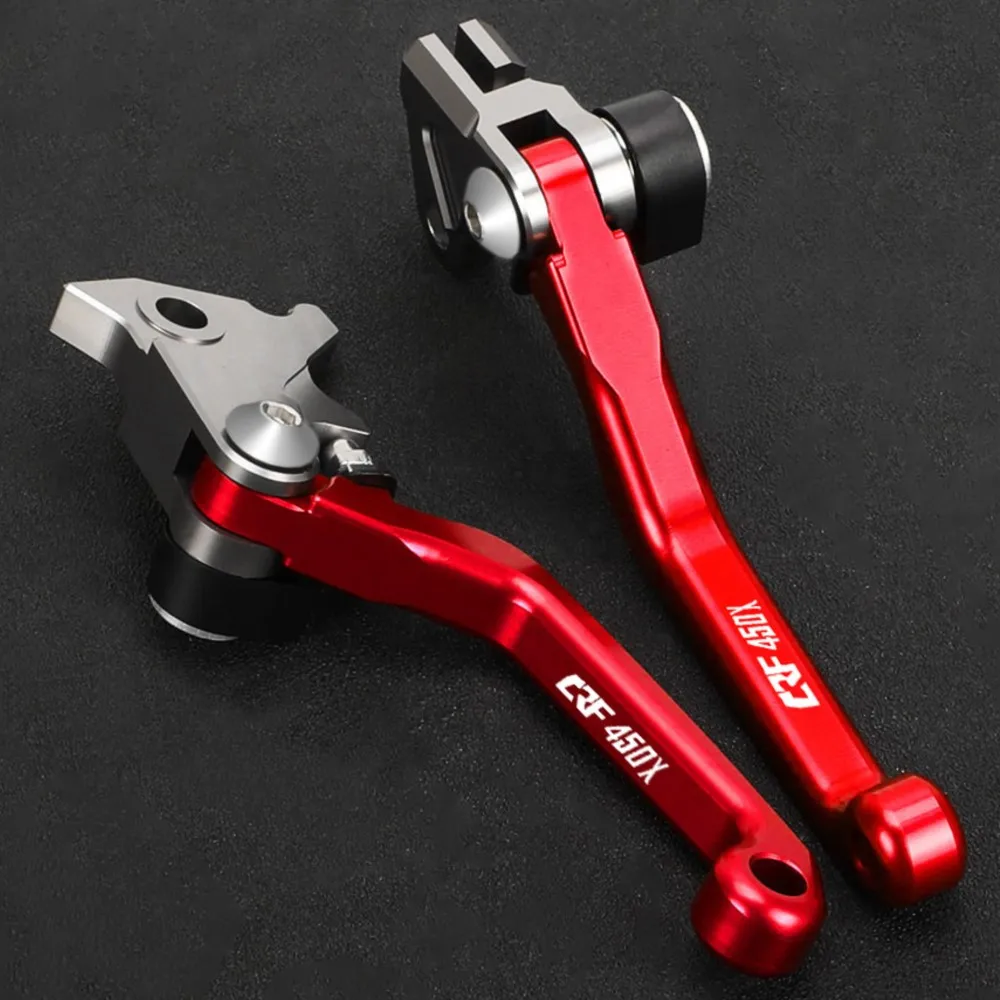 

Motocross Aluminum Alloy Folding Pivot Brake Clutch Levers Handle For HONDA CRF450X 2005-2018 Off-Road Pit Dirt Bike CRF 450X