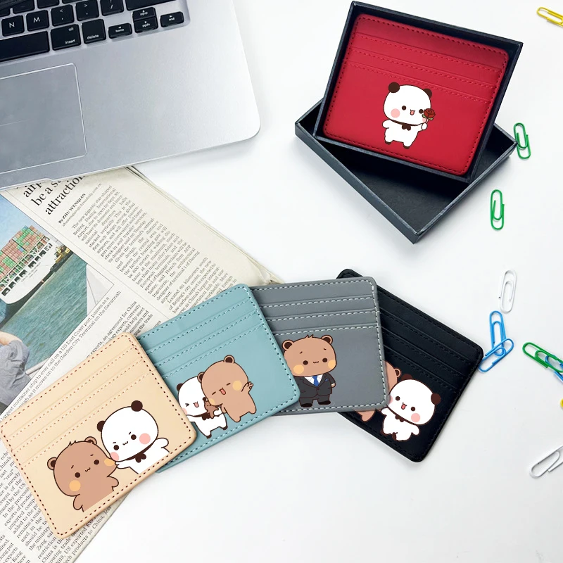 Кошелек-монетница-bubu-dudu-yier-bear-panda-аниме-кошелек-для-кредитных-карт-обложка-для-паспорта-чехол-для-удостоверений-личности-сумка-из-ПУ-подарок-на-день-рождения-для-мужчин-и-женщин