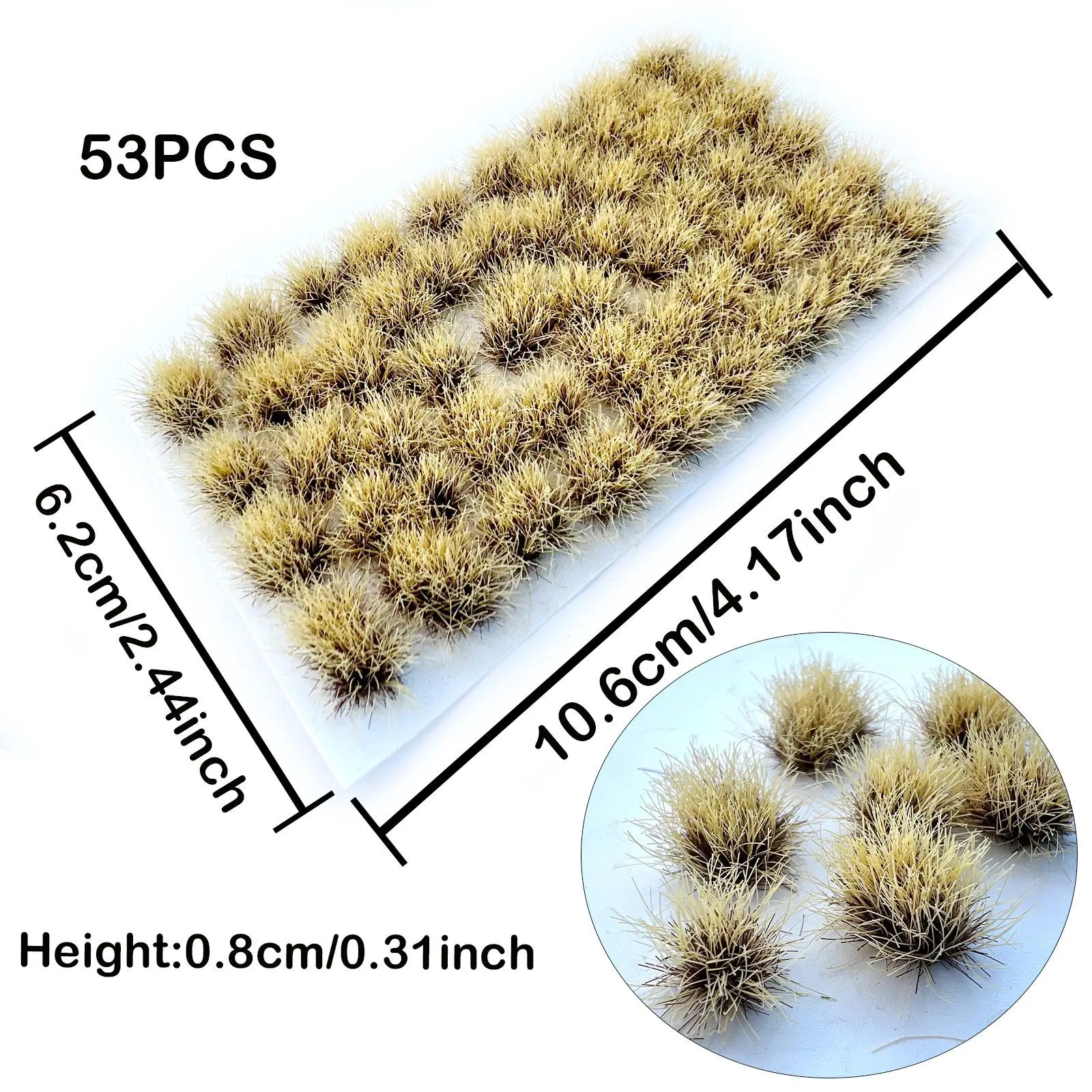 

0,8 см нерегулярная миниатюрная травяная игла, пучок для комплекта моделей Terrain/макет железнодорожного поезда/военный пейзаж/Wargame/Diorama