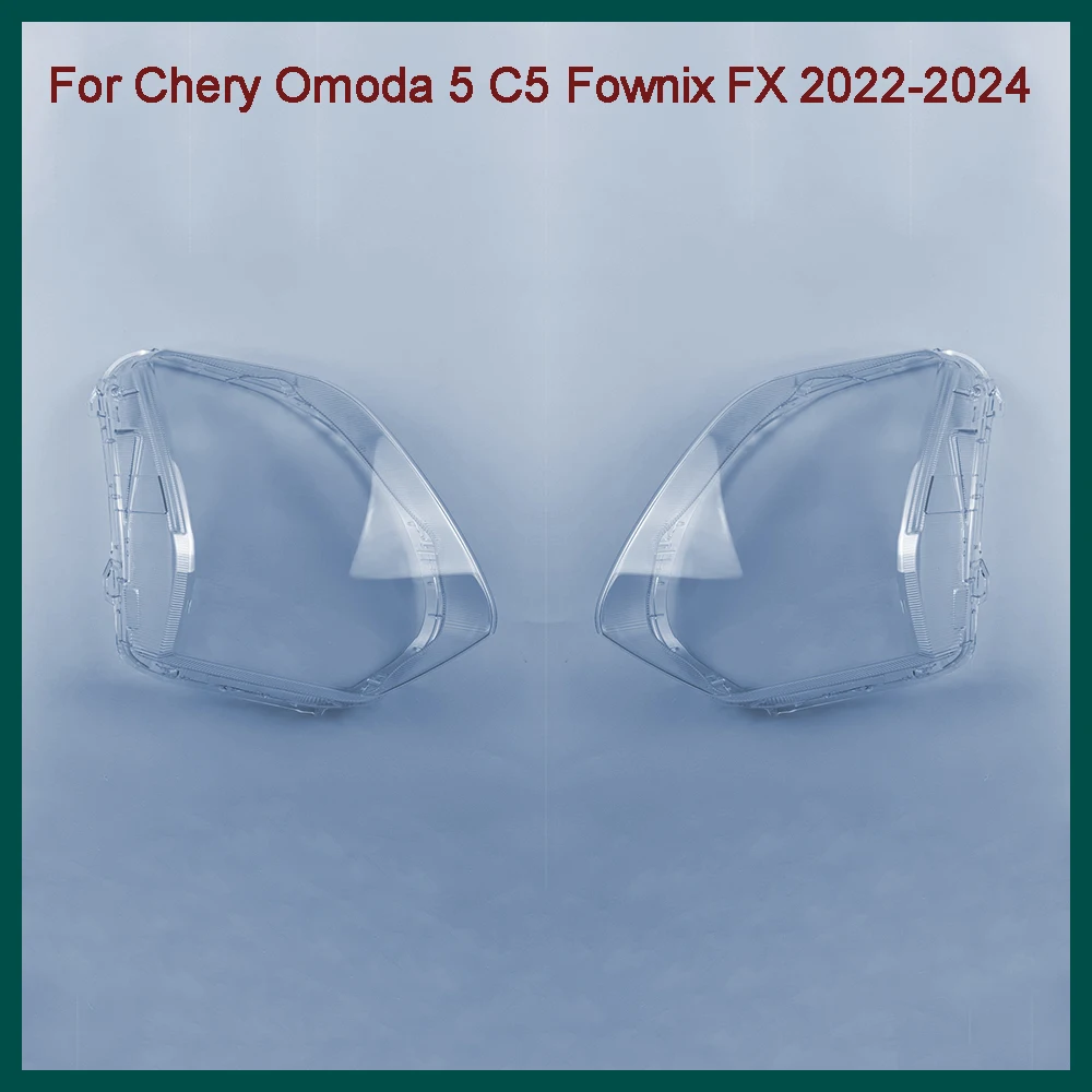 

Headlamp Cover Lampshade Head Lamp Headlight Shell Lens Plexiglass Car Accessories For Chery Omoda 5 C5 Fownix FX 2022 2023 2024