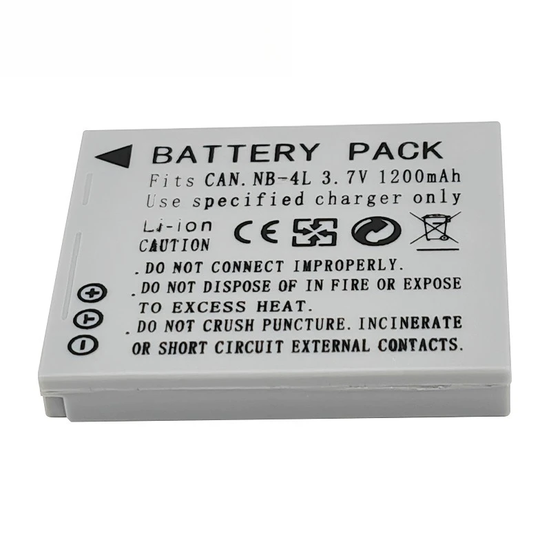 بطارية 1200 مللي أمبير NB-4L لكاميرات كانون SX280 SX275 SX510 IXUS 85IS 95IS 300HS خلية طاقة بديلة مفككة بالكامل