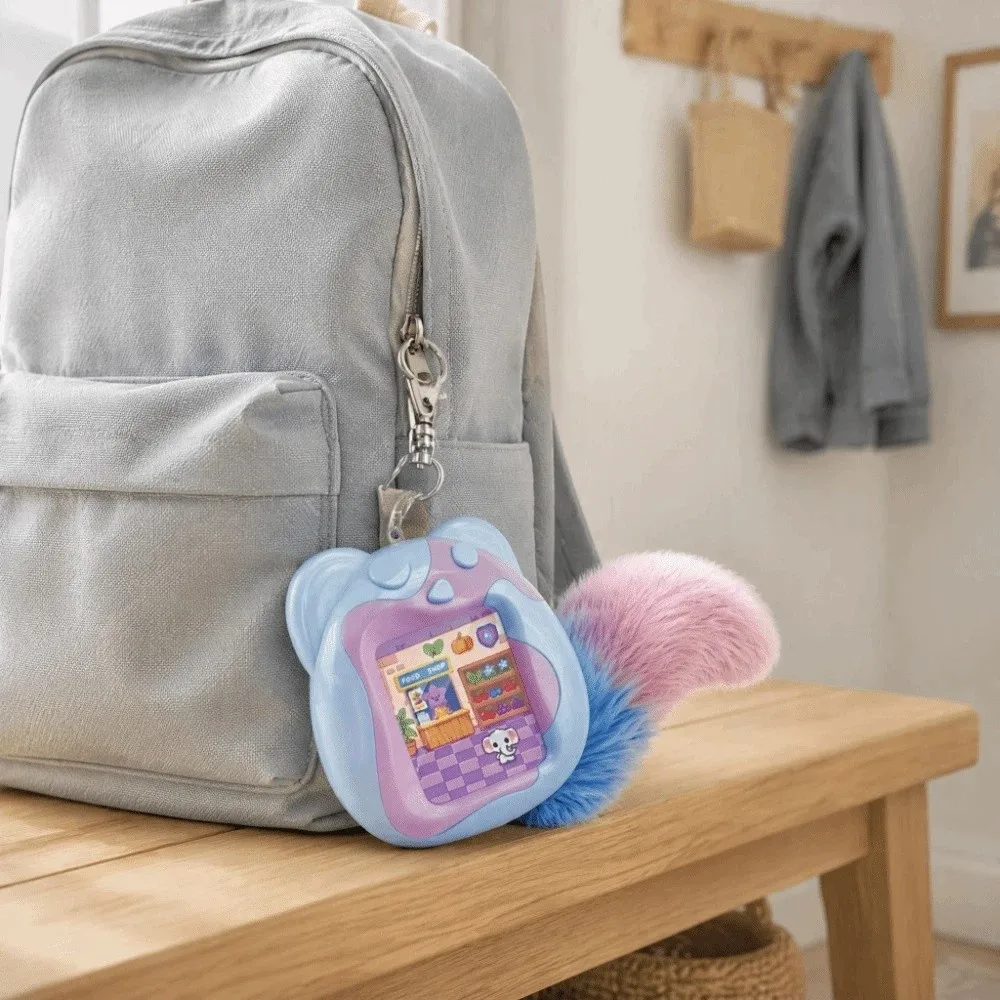 Machine Color Screen Virtual Pet Keychain Portable LCD Screen Pet Game Console Electronic Mini Mini Electronic Pet