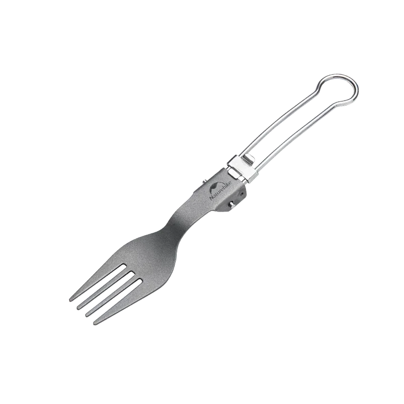 Naturehike Titanium Camping Spoon Fork Knife Portable Outdoor Travel Picnic Tableware Spork Utensils Dinnerware NH19C001