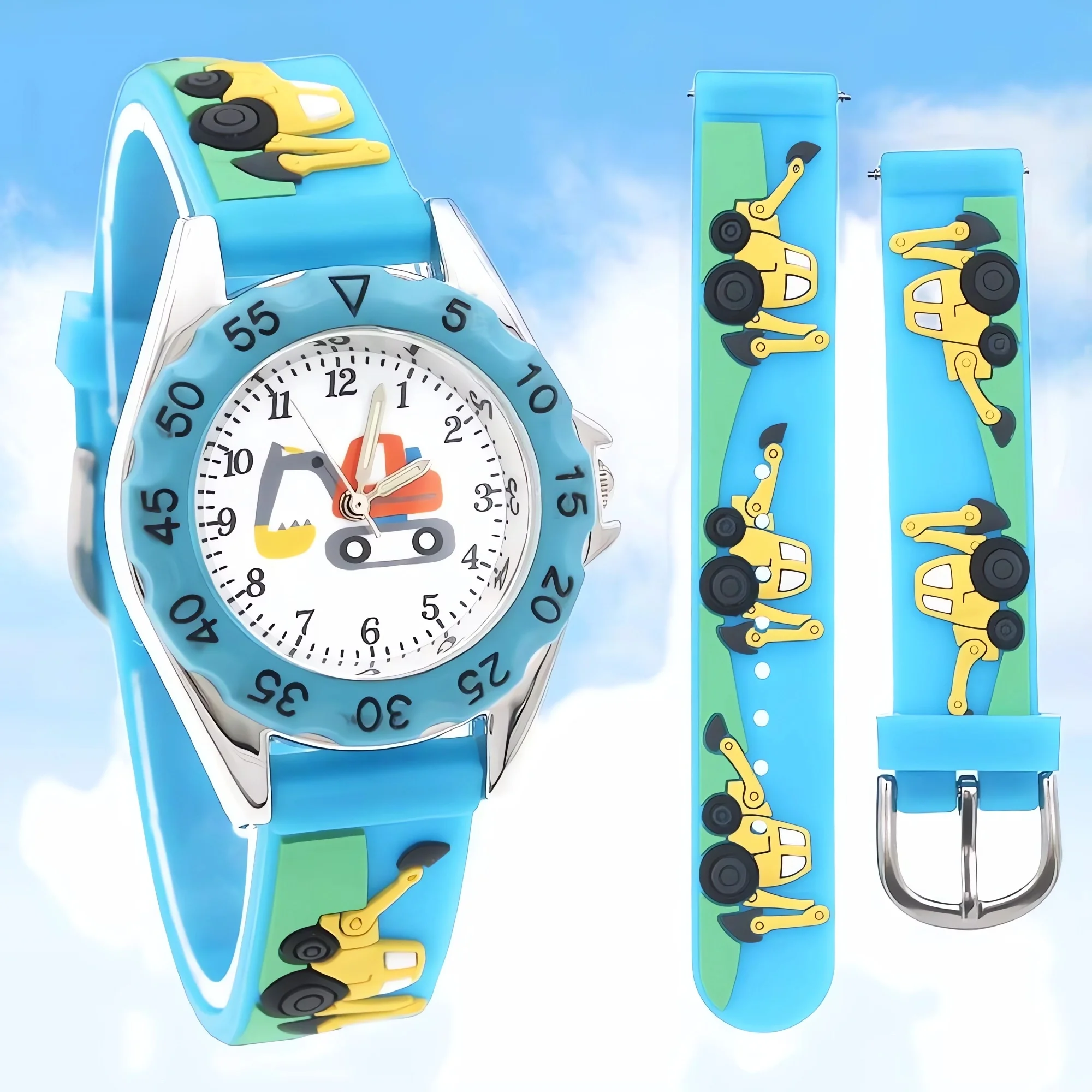 

Модные кварцевые наручные часы для мальчиков, крутые детские часы, идеальный подарок на праздник для мальчиков