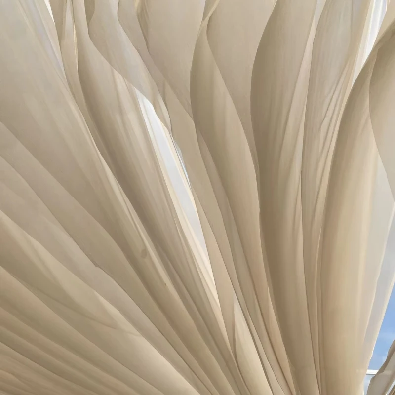 40M Long Ceiling Drapes Wedding Fluttering Drapes Homestay Hotel Balcony Corridor Decoration Hotel Outdoor Scenic Area Drapes - view 4