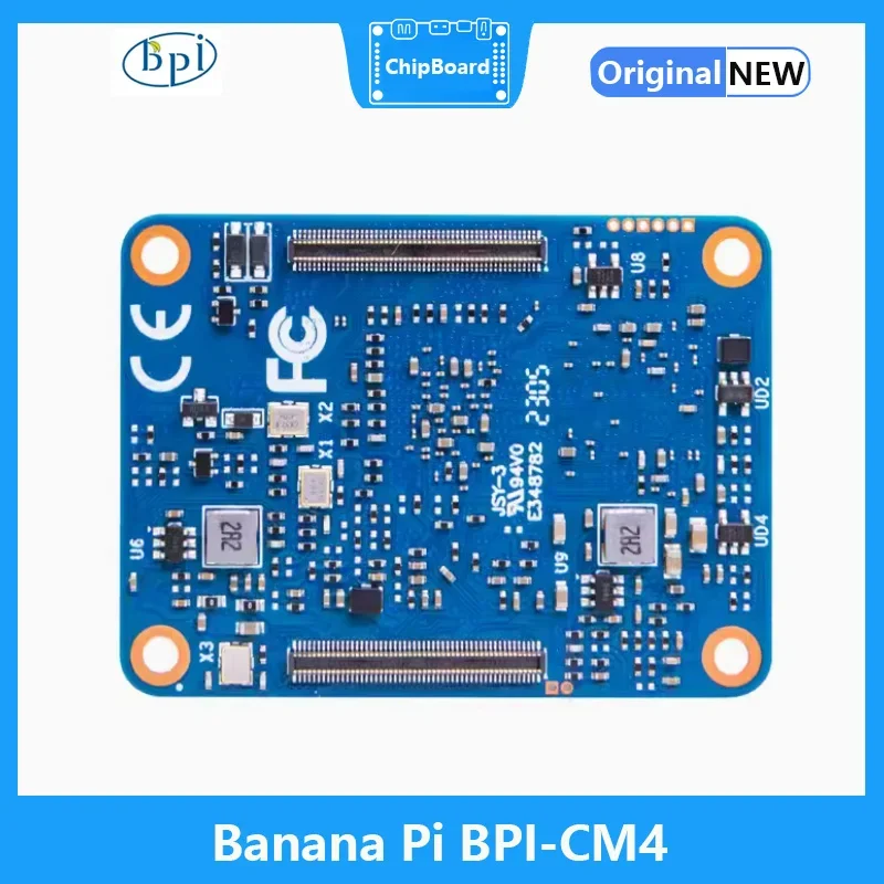 BananaPi BPI-CM4，Use Amlogic A311D Quad Core ARM Cortex-A73 and Dual Core ARM Cortex-A53 4G RAM and 16 GB eMMC Flash