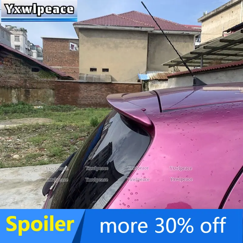 

For Toyota Yaris 2006 2007 2008 2009 2010 2011 ABS Plastic Unpainted Color Rear Roof Spoiler Wing Trunk Lip Car Styling