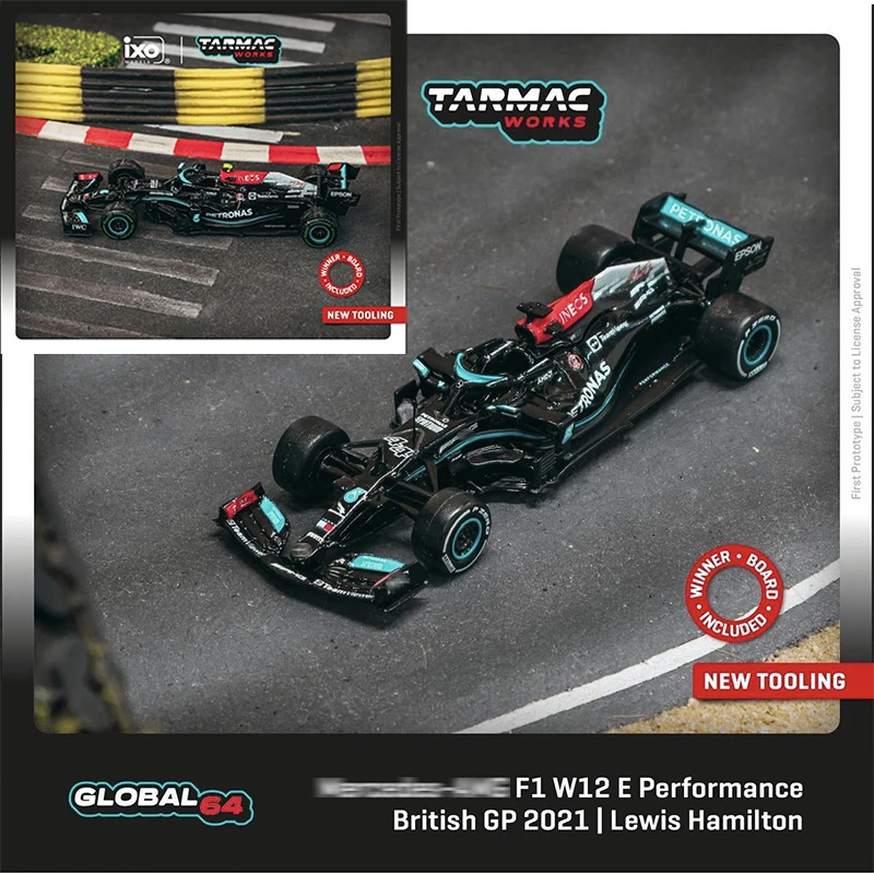 

TW In Stock 1:64 F1 W12 E Performance 44 77 Diecast Diorama Car Model Collection Miniature Carros Toy Tarmac Works