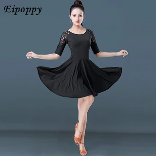 성인 원피스 슬림 태슬 운동복, 라틴 댄스 의류