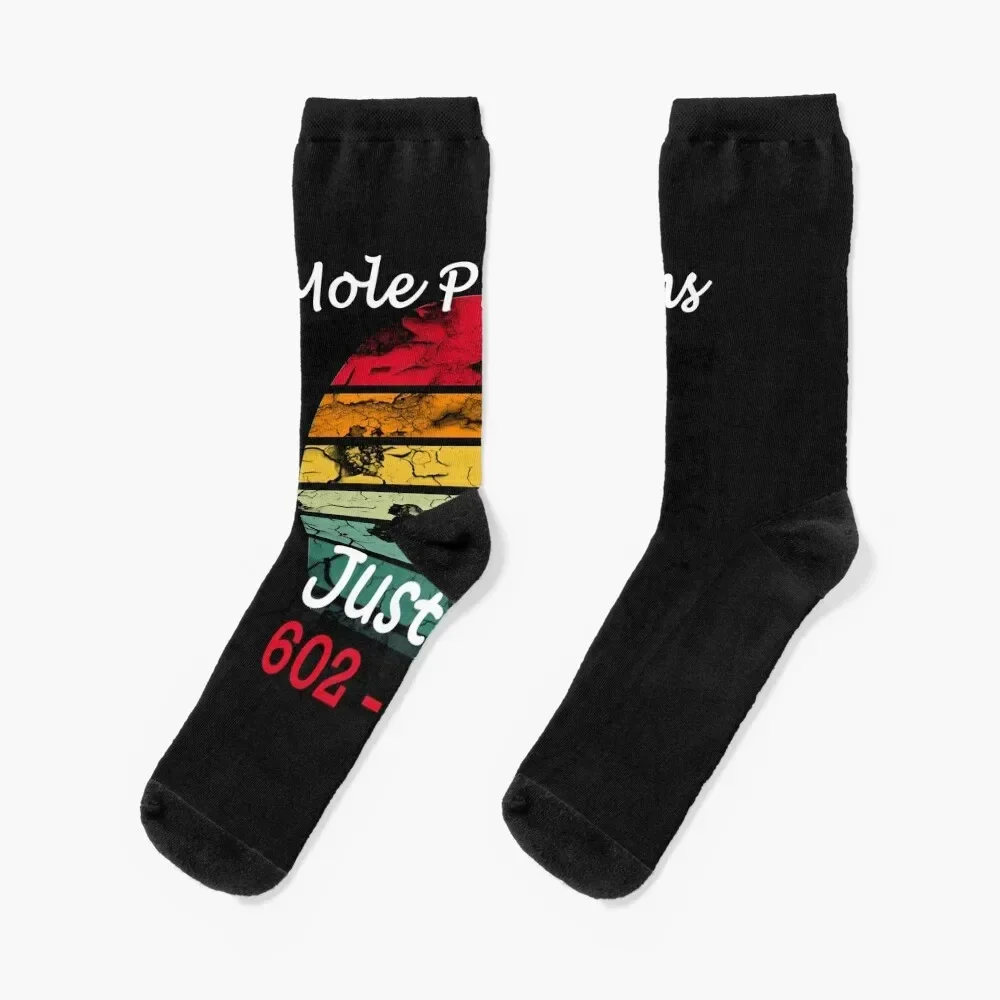 Vintage Mole Day Mole Problems Just Call Avogadro's Number 6.02 -1023 October 23rd Celebration , National Mole Day Socks