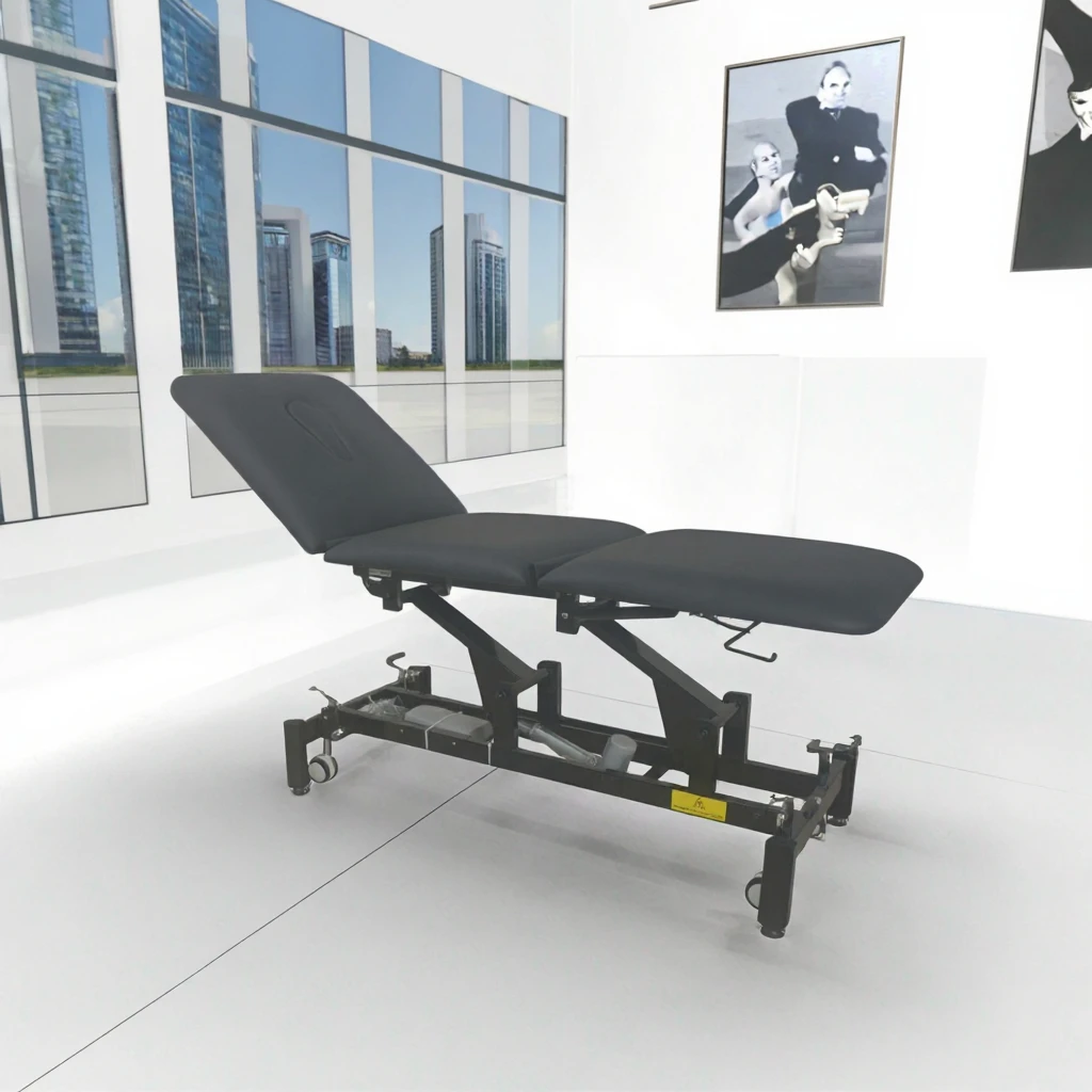 Electric Motors Commercial Medical Grade Hi-lo Lift Function Backrest Leg Rest 3-section Bariatric Examination Table Gym Hotel