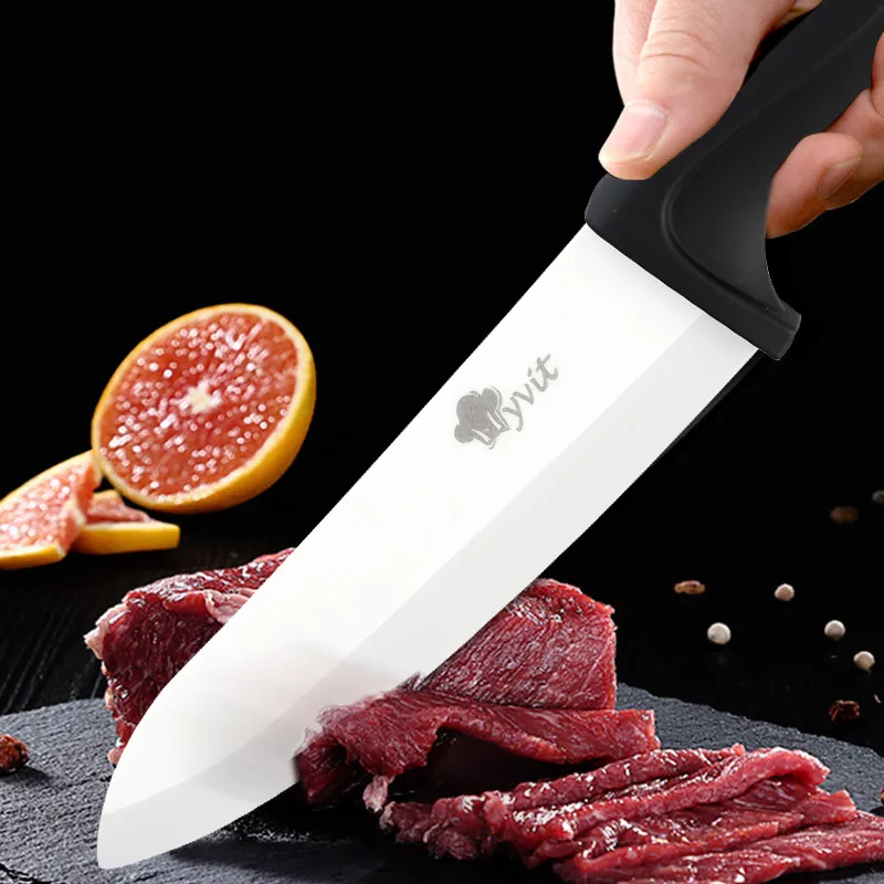 Ceramic Knives with Sheaths Cover Sharp Longer Never Rust kitchen Chef Ceramic Knife Set Utility Fruit Paring Knife Meat Cleaver