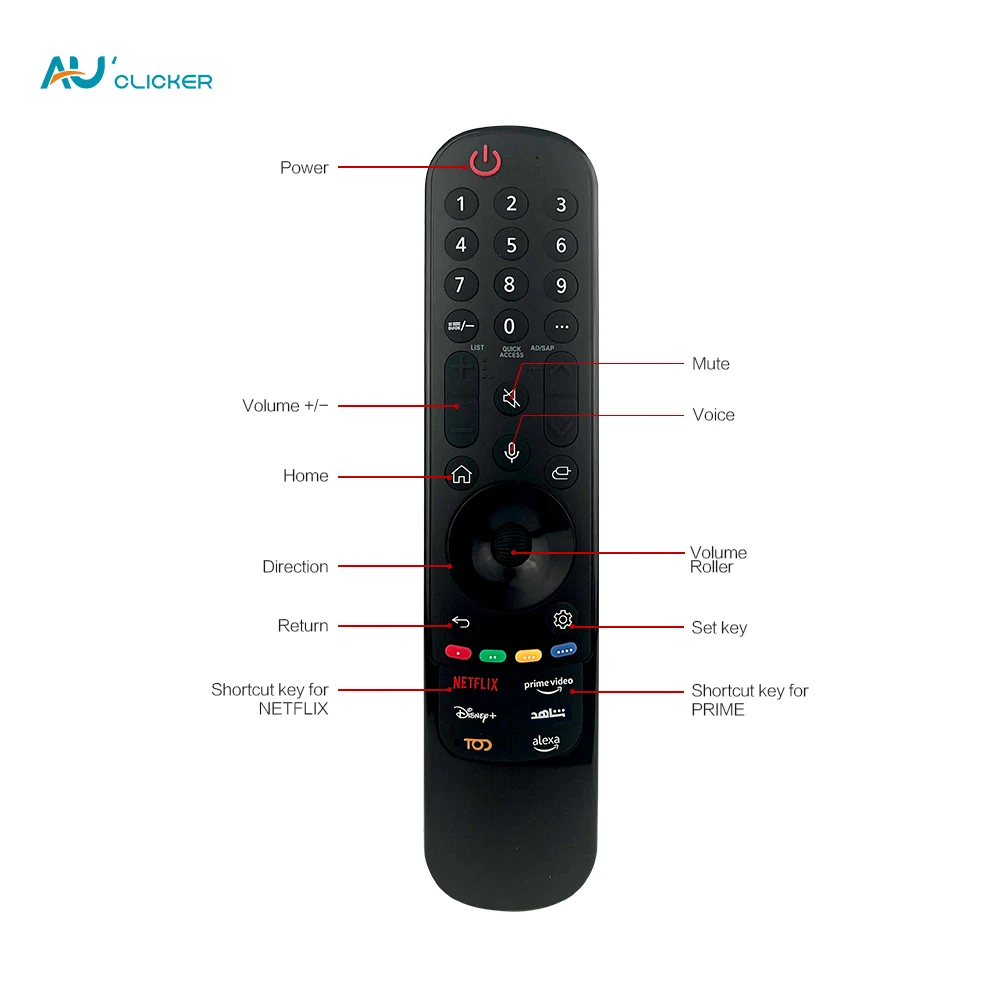 MR23GA Voice Control Maggic Remote Replacement for MR22GN with Pointer and Voice Function for OLED QNED NanoCell TV