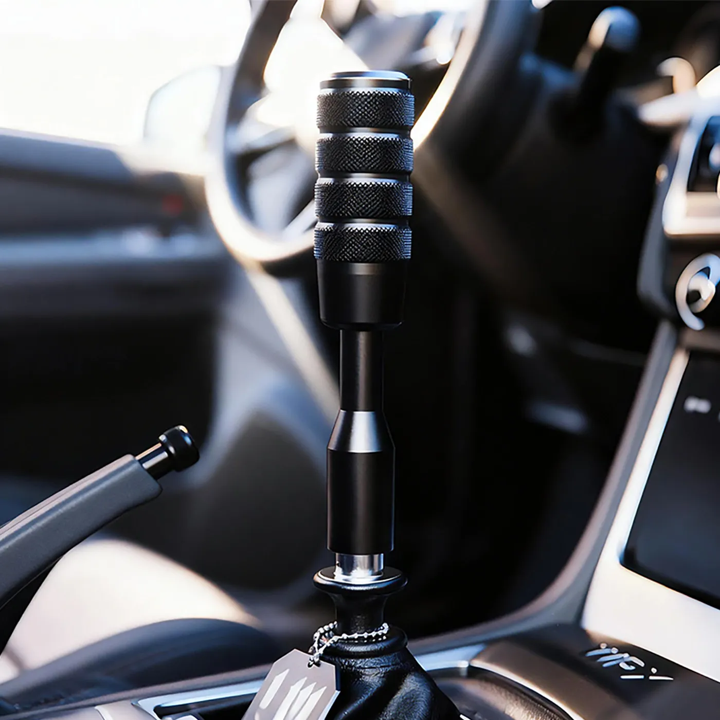 Matte texture shift lever aluminum alloy manual automatic transmission General Motors parts modification shift knob lever