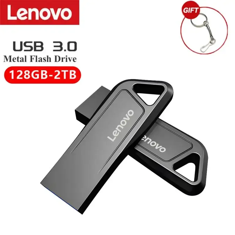 Lenovo Usb Pen Drive 2Tb Memory Stick 1Tb Usb3.0 High Speed Flash Drive Harde Schijf Metal U Drive Voor Pc Auto Musie Laptop Telefoon