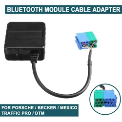 For Porsche Becker Mexico Traffic Pro DTM 12V AUX Cable Adapter HIFI Audio Car bluetooth 5.0 Module Radio Stereo Car Replacement