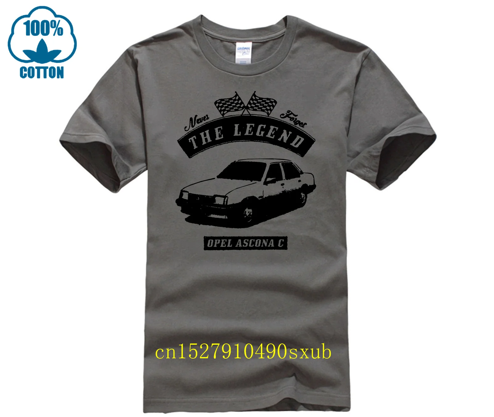 T Shirt, Opel Ascona C, Car, OLDTIMER, YOUNGTIMER