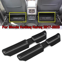 Car Air Vent Cover For SKODA Kodiaq Karoq Rear Seat Air Conditioning Outlet Cover