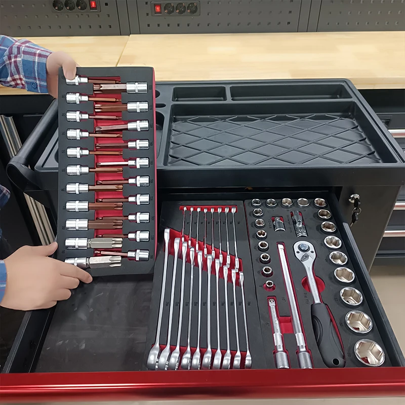 21PCS 1/2-Inch H M R Type Socket Deep Bits Tool Box Set CR-V Material OEM