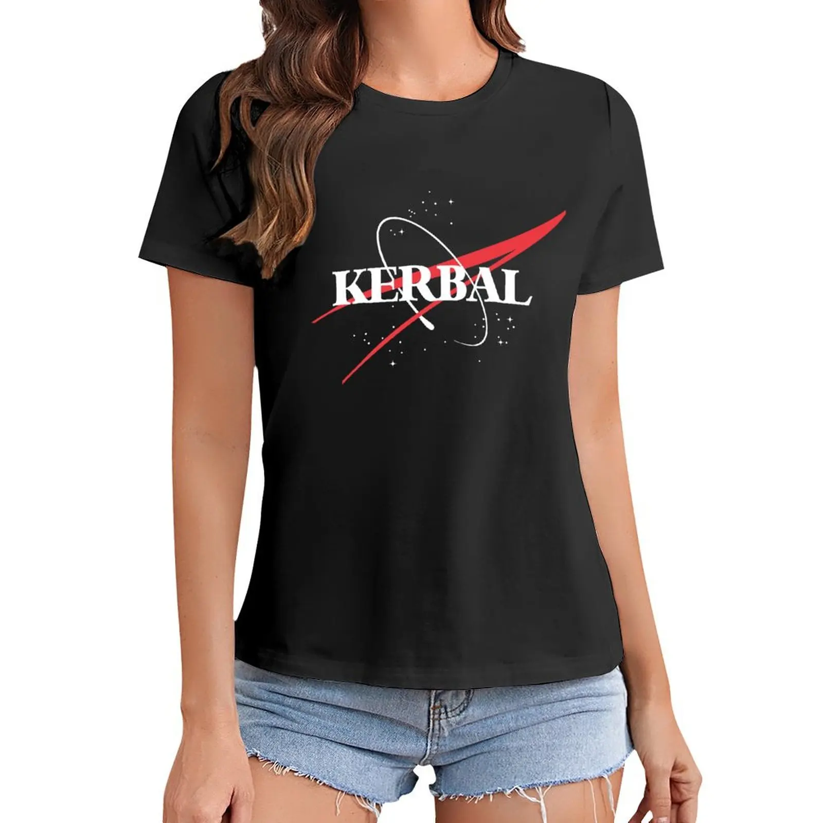 

Kerbal Space Program Hoodie T-Shirt heavyweights funnys anime clothes cute t-shirts for Women