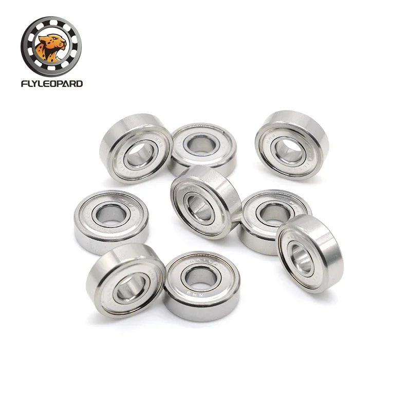 S607ZZ Bearing 7*19*6 mm ( 10PCS ) ABEC-7 440C Roller Stainless Steel S607Z S607 Z ZZ Ball Bearings