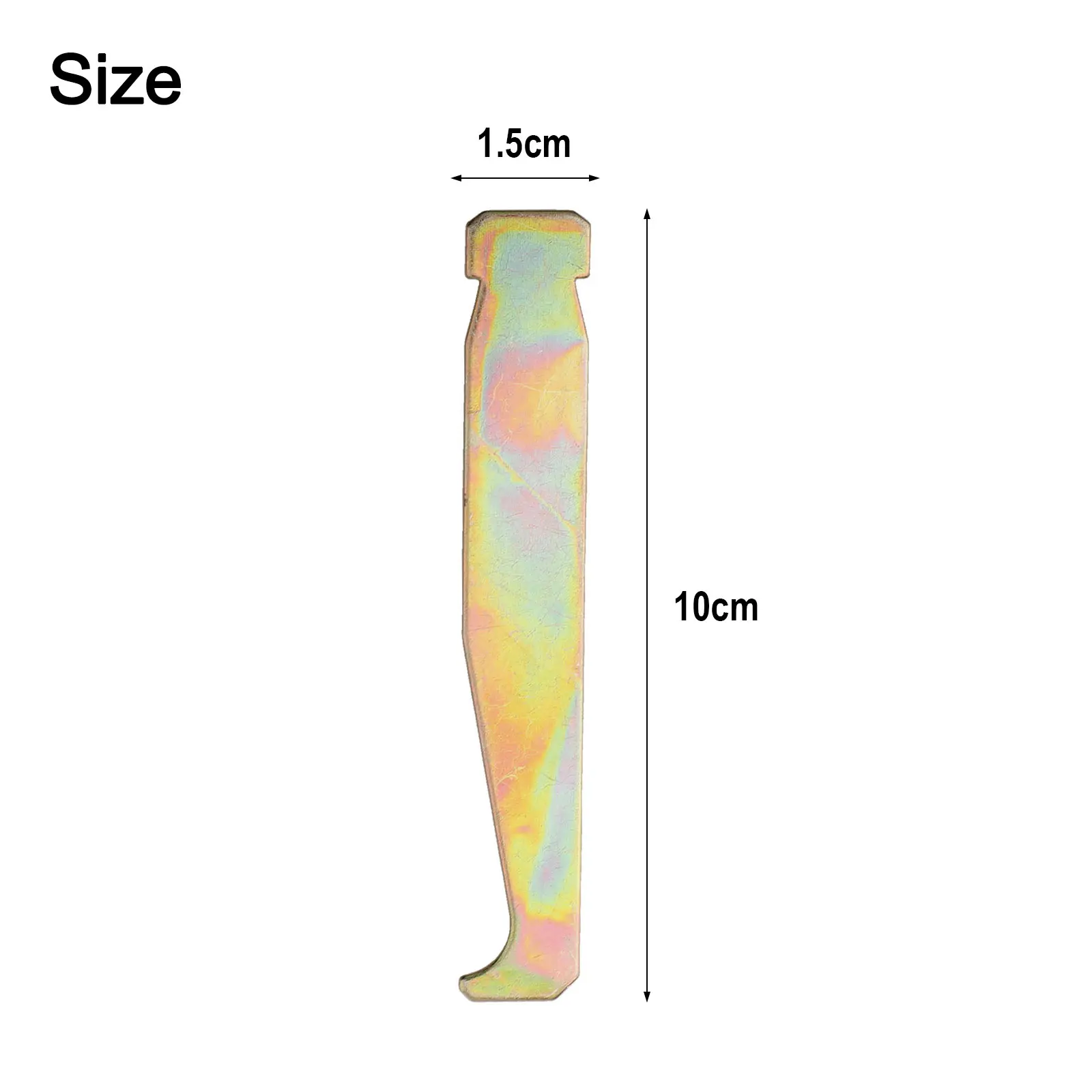 Piezas de barra guía, limpiador de rieles de ranura, herramienta de limpieza de piezas de sierra de cadena de motosierra, Kit de accesorios de acero al carbono de 10x1,5 cm