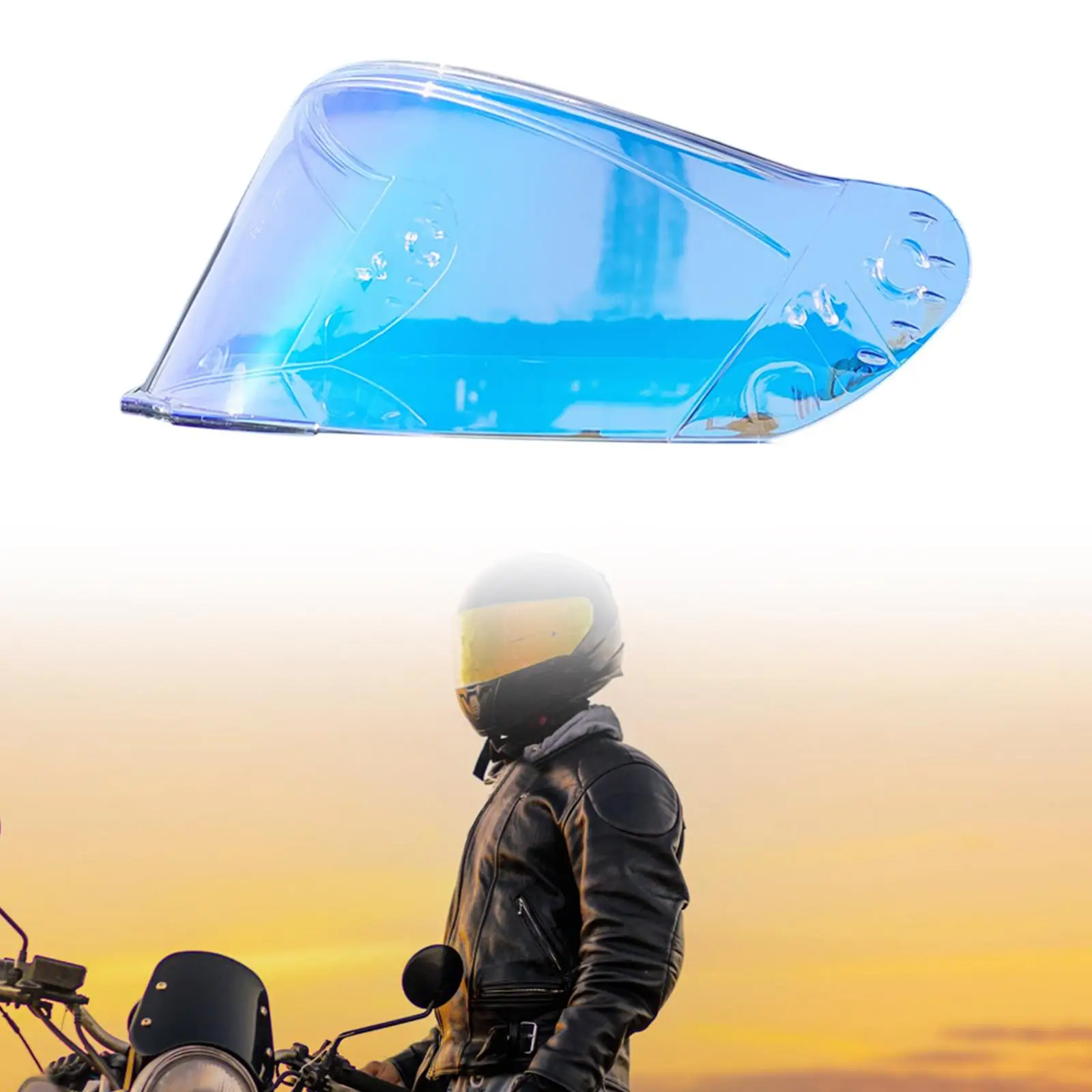 

Motorcycle Visor Lens Easy to Install Wind Shield for 966 Model