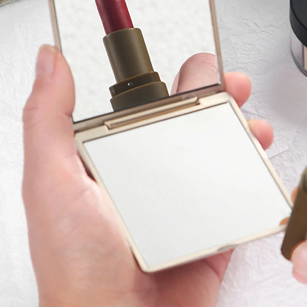 

3Pcs Small Makeup Mirror Foldable Lightweight Portable Mirror Compact for Travel Purse Personal Use Female Gift