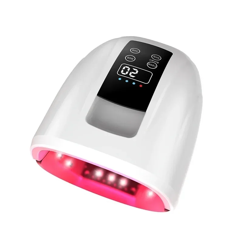 high quality Battery Wireless Gel Polish Dryer Pedicure Manicure Dual curing Nail Lamp 90W for nails