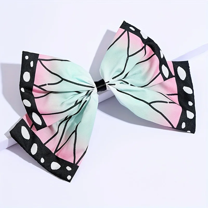 Accesorios para el Cabello con Lazo de Anime Cosplay, Diademas de Shinobu, Nezuko y Tanjirou para Mujeres y Niñas