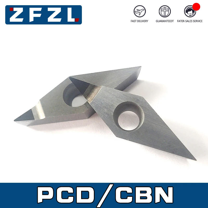 

1PC VCMT160404 VCGT160404 VCGT160408 VNMG160404 Diamond PCD CBN Lathe Inserts VCMT VBMT VNMG VCGT CNC Internal Turning Tools