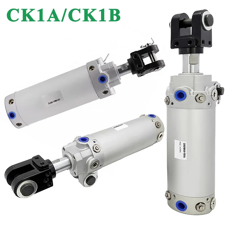 

CK1A/CK1B Welding Clamping Double Knuckle Joint Pneumatic Cylinder CK1A40/CK1B50/CK1A63 Stroke50 75 125 150 200mm-Y Full Model