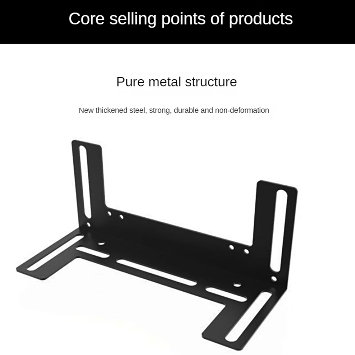BFYLW 120mm RAM 모듈 냉각 펌프 라디에이터 지원 배수 저수지 장착 브래킷 홀더 방열판 팬 홀더 스탠드 흰색