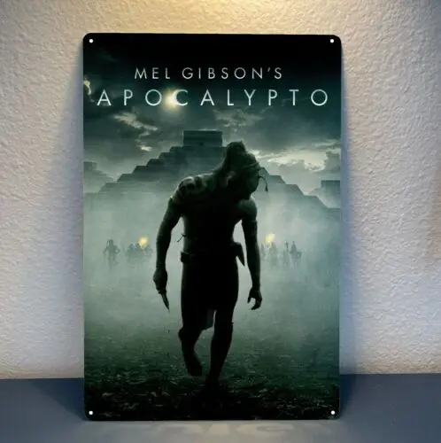 Apocalypto Mel Movie Metallposter-Blechschild – 20 x 30 cm, Aluminiumplatte