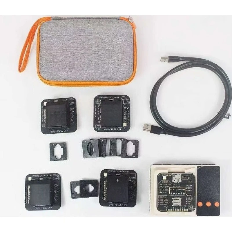 Full Tool Kit Set eMMC 4 In 1 UFS BGA153 BGA254 1297 1SP Universal Mobile Phone Chip Test Adapter