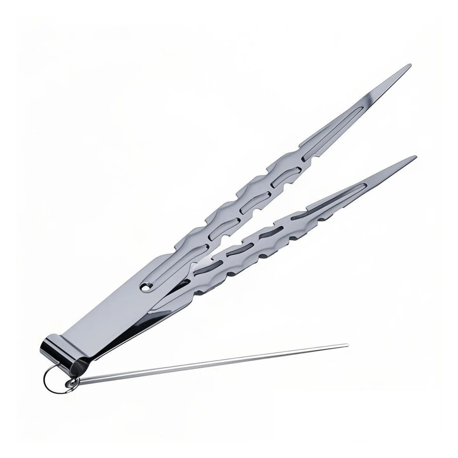 DEJAYA Shisha-Zange, 22 cm, Shisha-Holzkohle-Pinzette, Metall-Chicha-Pfeife, Narguile Cachimba, Raucherzubehör