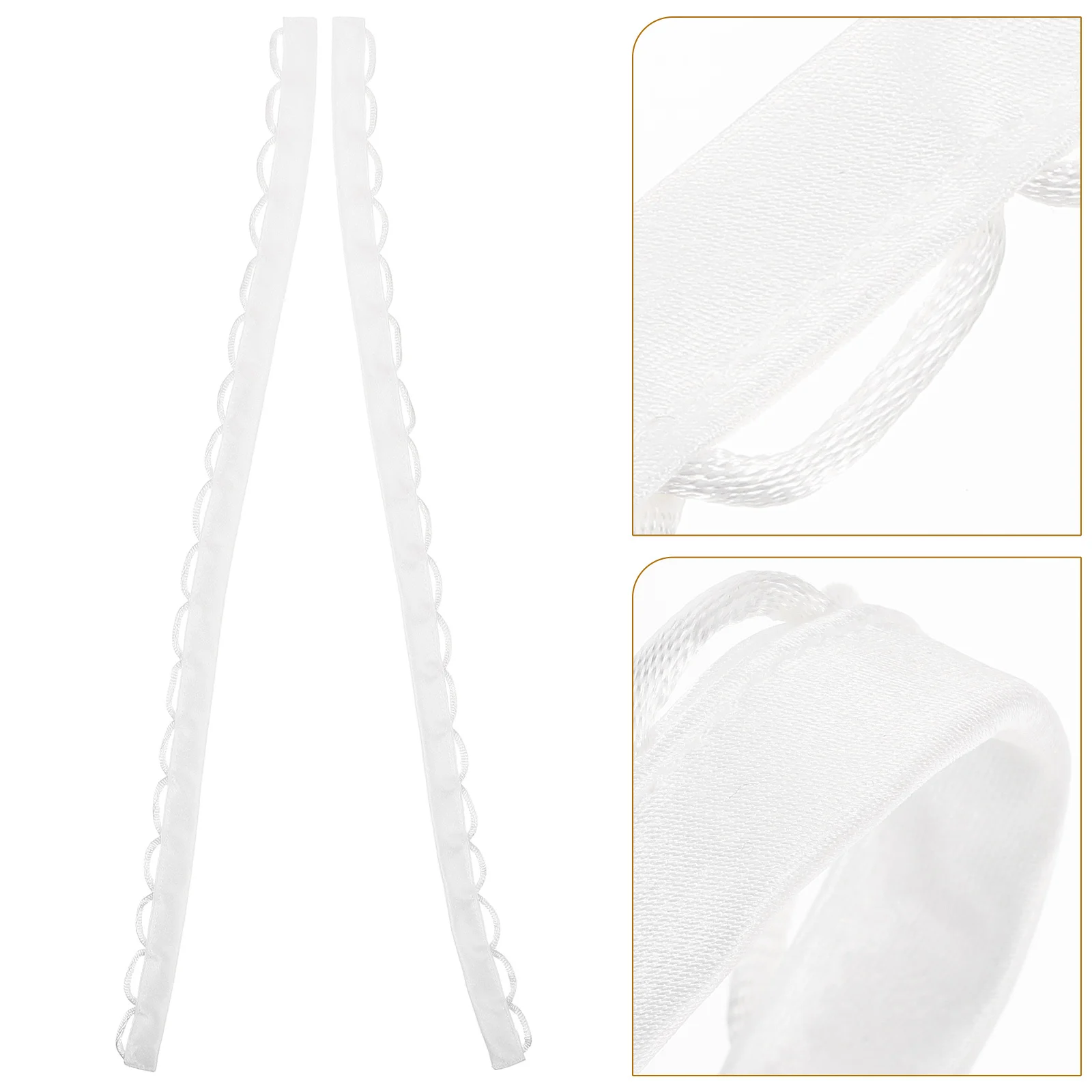 

Garter Strap Accessories Wedding Dress Sling Back Bridal Loops Zipper Lacing Party