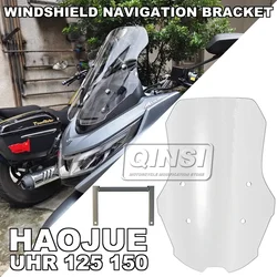 Motorcycle Modified Forward Moving and Heightening Front Windshield Navigation Bracket FOR Haojue UHR 125 UHR125 UHR 150 UHR150