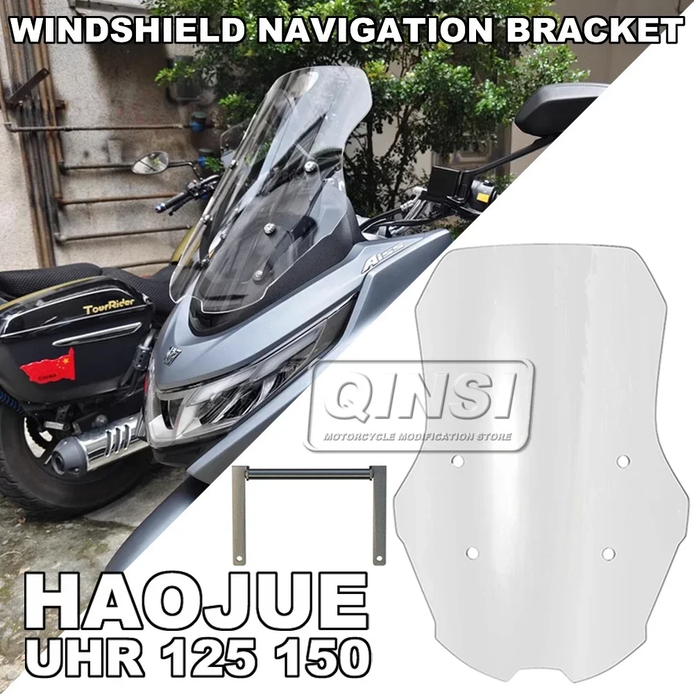 Motorcycle Modified Forward Moving and Heightening Front Windshield Navigation Bracket FOR Haojue UHR 125 UHR125 UHR 150 UHR150