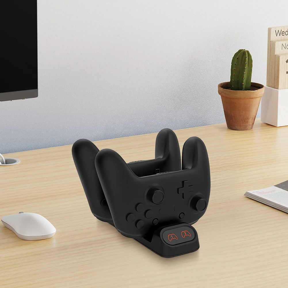 For Switch Pro Controller Charging Dock Type-C Handle Charger Dock Station Dual Fast Controller Charger for PS5/Xbox Series S/X