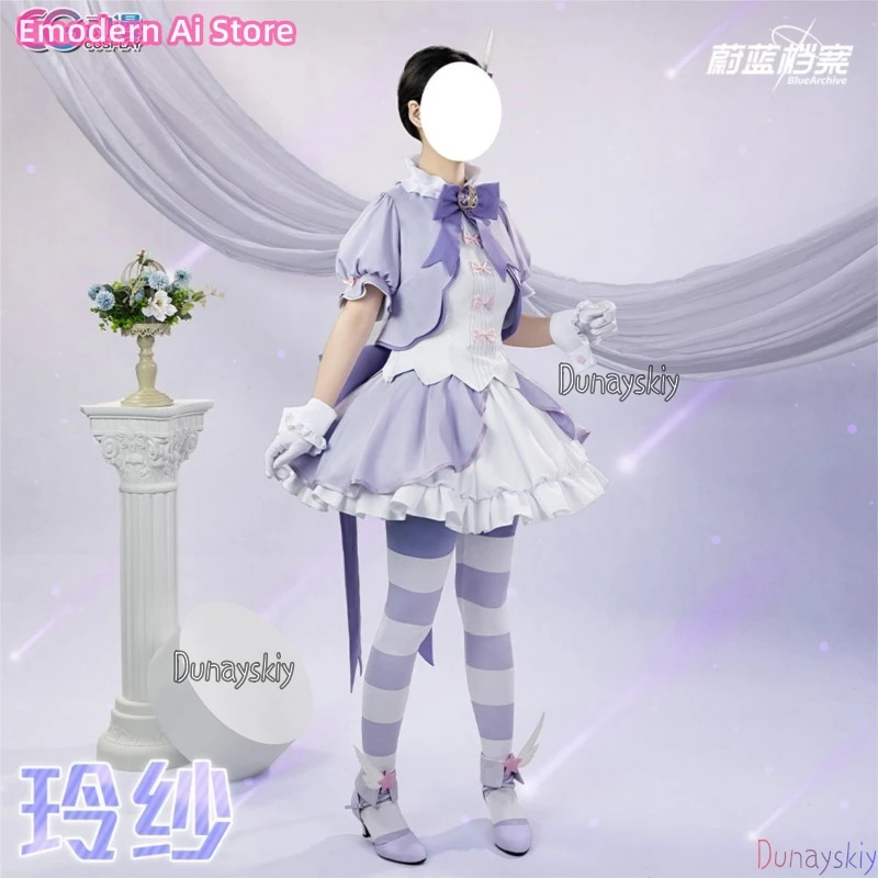 

Game Blue Archive Cosplay Cute Lolita Dress Uzawa Reisa Cosplay Costume Halloween Uniforms Anime Clothing Party Suit Custom Made