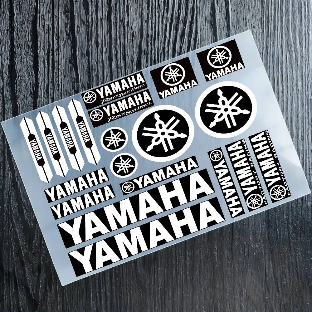 

For YAMAHA Motorcycle Stickers, 3M Safety Warning At Night In The Dark Scooter Helmets