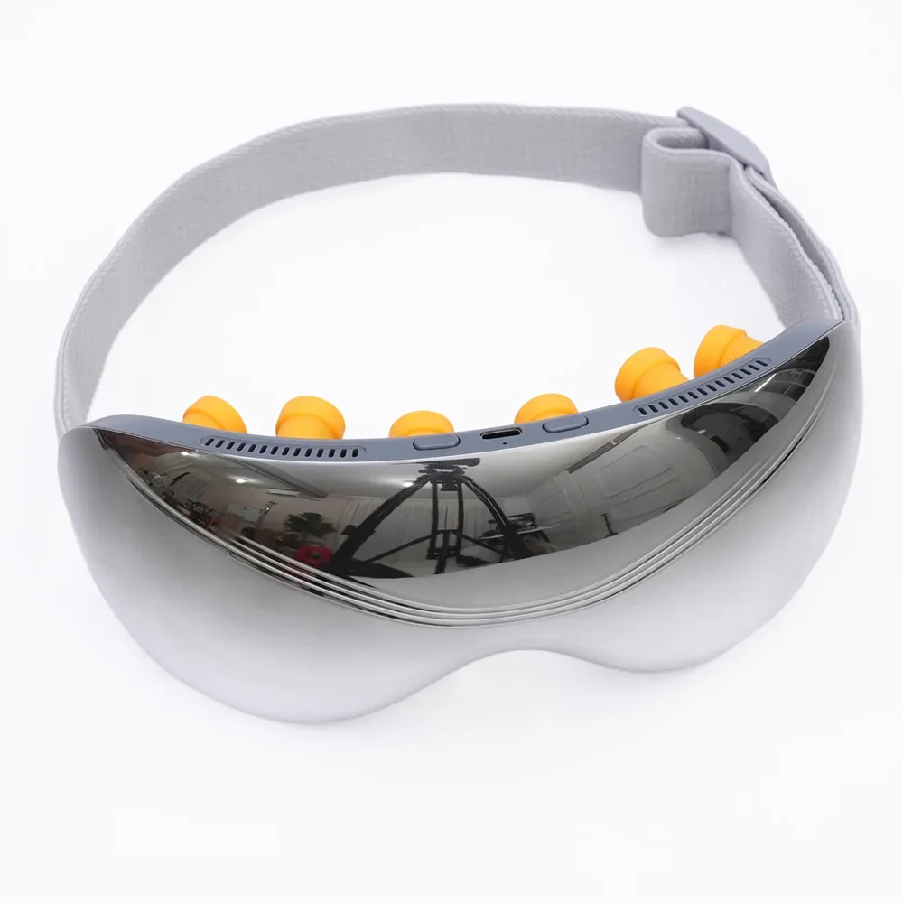 2026Healtal OEM ODM Smart Eye Mask Care Massager Vibration Electric Facial Massager with Hot/Cold Feature