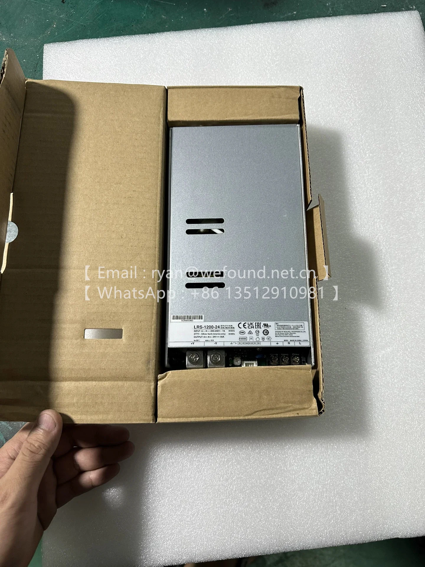 

LRS-1200-24 LRS-1200-48 POWER SUPPLY