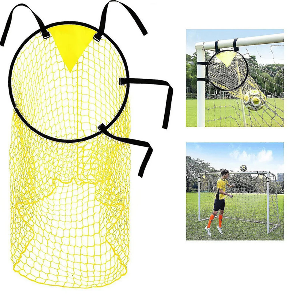 2Pcs Soccer Training Shooting Net Equipment Football Training Target Net Goal Youth Free Kick Practice Shooting Soccer Topshot