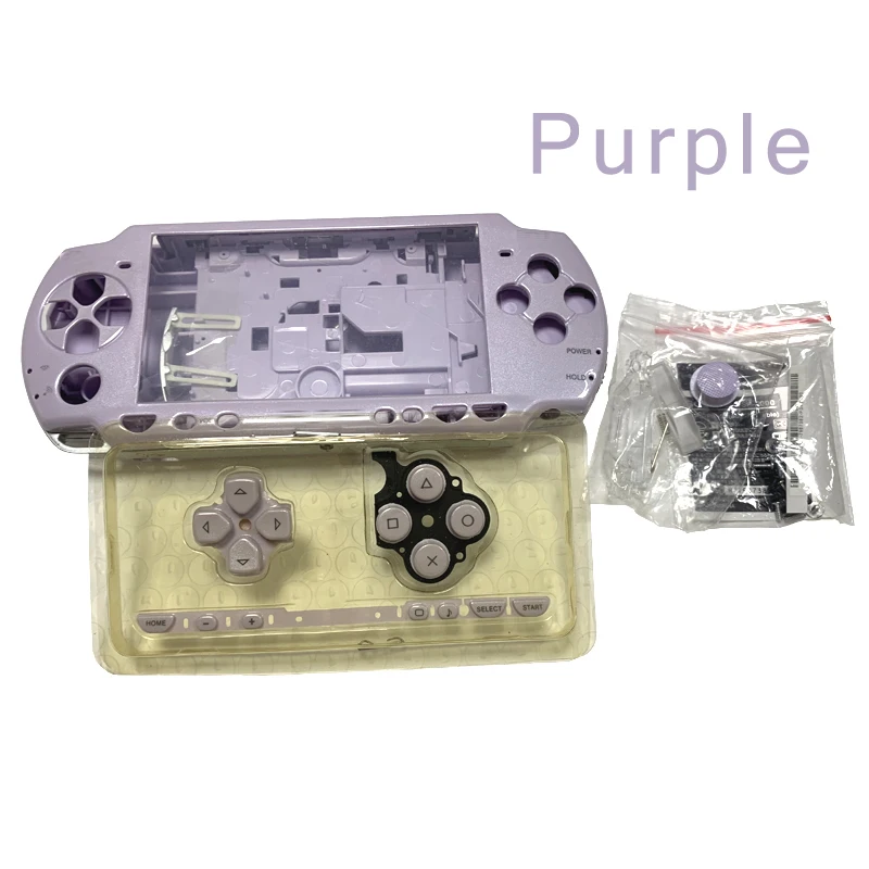 16 สีชุดเต็มสําหรับ PSP2000 OEM พร้อมชุดปุ่มสําหรับ PSP2000 ฟรีไขควงและฟิล์มป้องกัน
