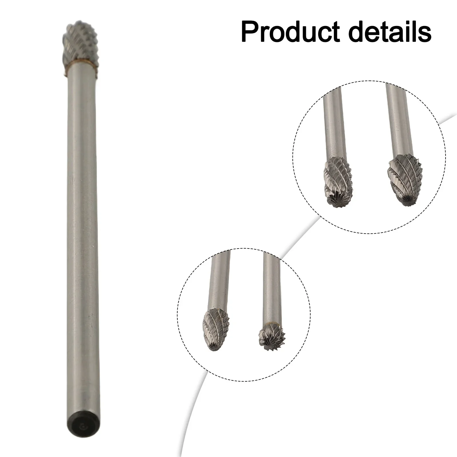 

6mm Round Shank Aluminum Cylinder Head Porting Abrasion Resistance Compatible With Pneumatic Tools For Carving