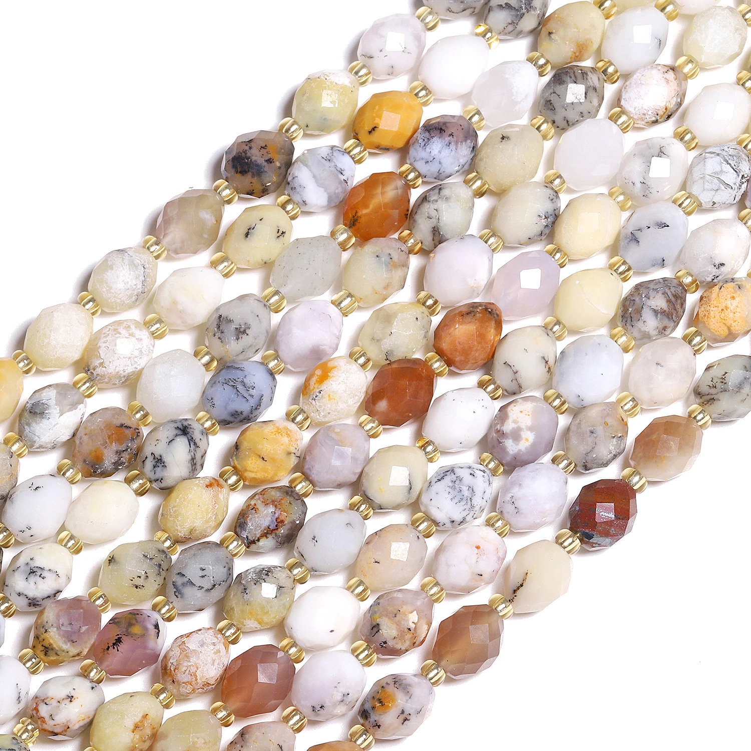 AAA الأوجه الطبيعية الأصفر أوبال حجر الخرز 8x7 مللي متر شكل بيضاوي الخرز لصنع المجوهرات Diy بها بنفسك الديكور اكسسوارات #3