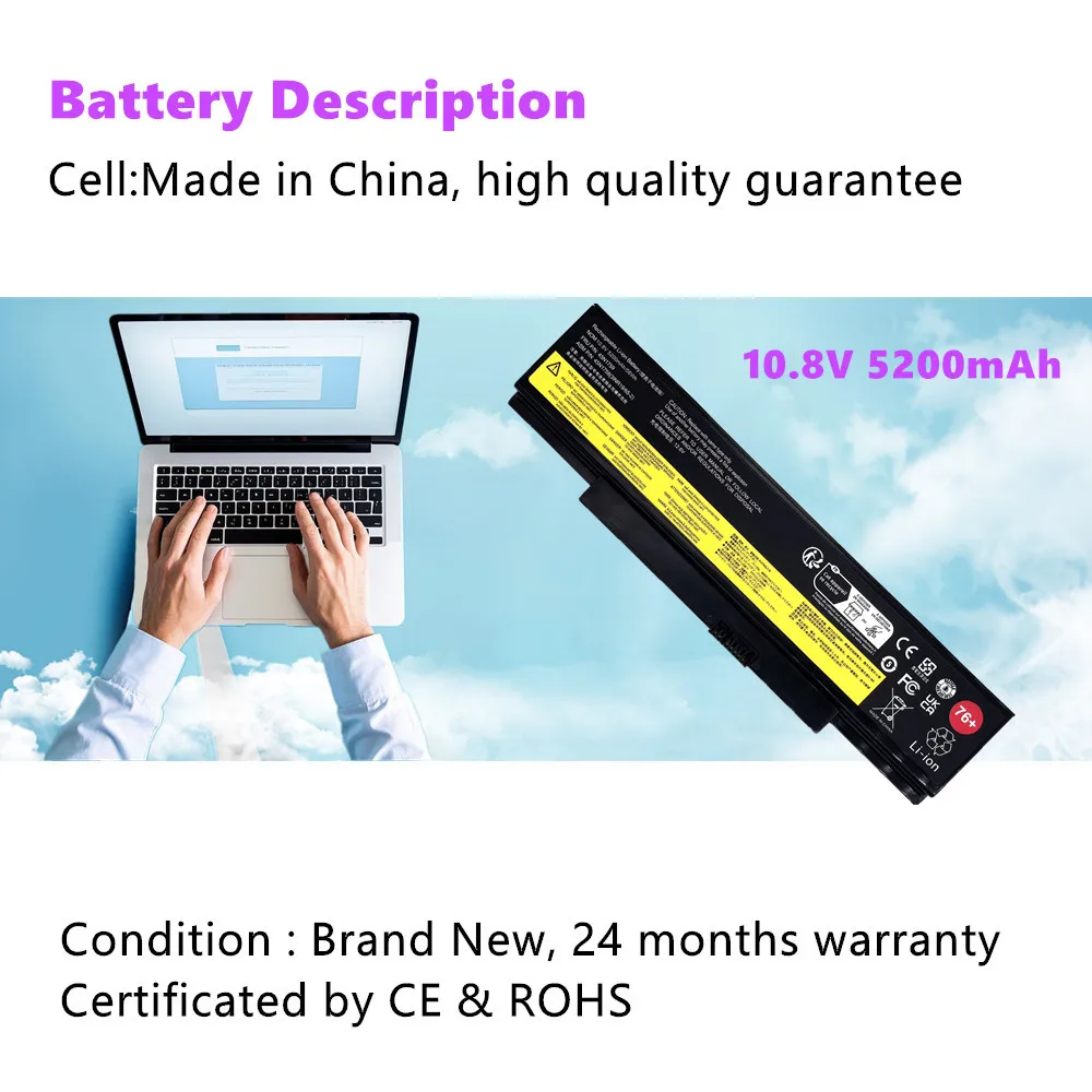 45N1762 45N1759 Laptop Battery For Lenovo ThinkPad E550 E550C E560 E555 E565 E565C 45N1758 45N1760 45N1761 45N1763